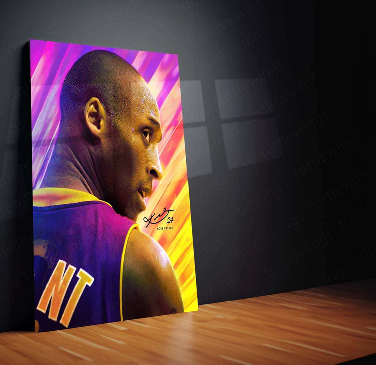 Kobe Bryant Metal Poster – Mamba Mentality Wall Art | Basketball Legend Tribute 3 - TURTLEWINGS 