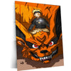 Naruto x Kurama Metal Poster | Anime Wall Art | HD Print