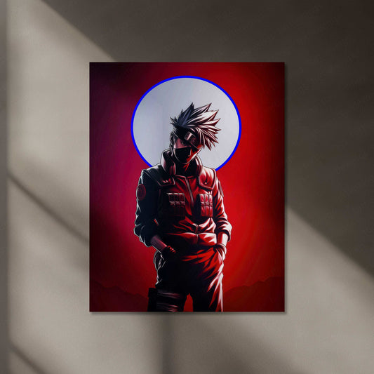 Kakashi Hatake Neon LED Metal Poster - TURTLEWINGS 