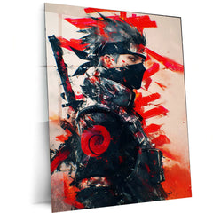 Kakashi Hatake Metal Poster – Premium Naruto Wall Art