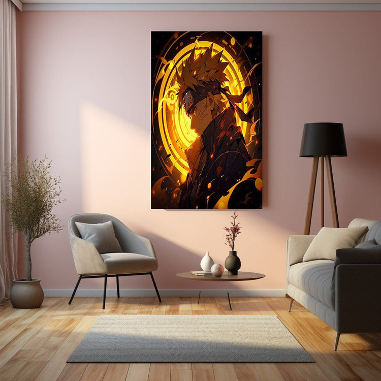 TurtleWings | NarutoAnime Uzumaki from NarutoAnime Anime Metal Print | HD Metal Wall Art | Glossy Print 4