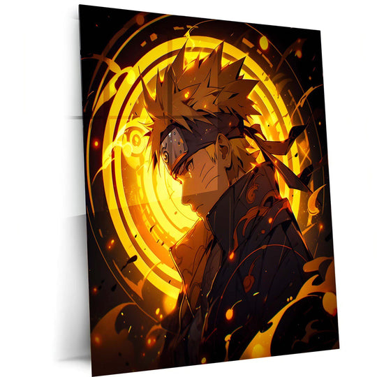 TurtleWings | NarutoAnime Uzumaki from NarutoAnime Anime Metal Print | HD Metal Wall Art | Glossy Print 4