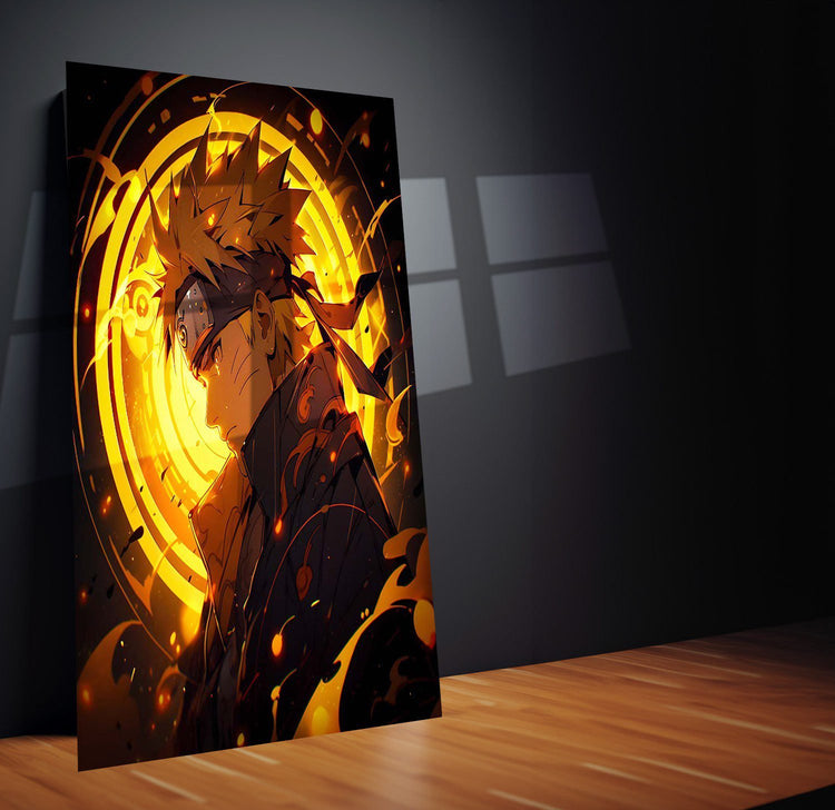 TurtleWings | NarutoAnime Uzumaki from NarutoAnime Anime Metal Print | HD Metal Wall Art | Glossy Print 4