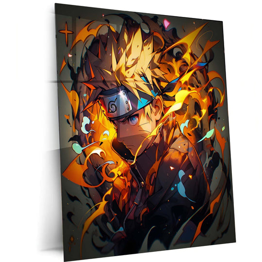 TurtleWings | NarutoAnime Uzumaki from NarutoAnime Anime Metal Print | HD Metal Wall Art | Glossy Print 5