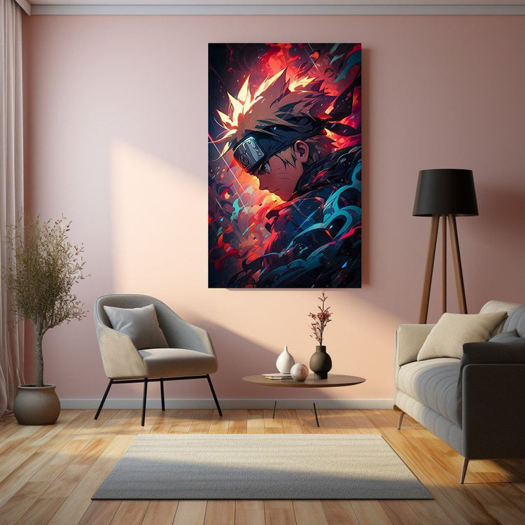 TurtleWings | NarutoAnime Uzumaki from NarutoAnime Anime Metal Print | HD Metal Wall Art | Glossy Print 6