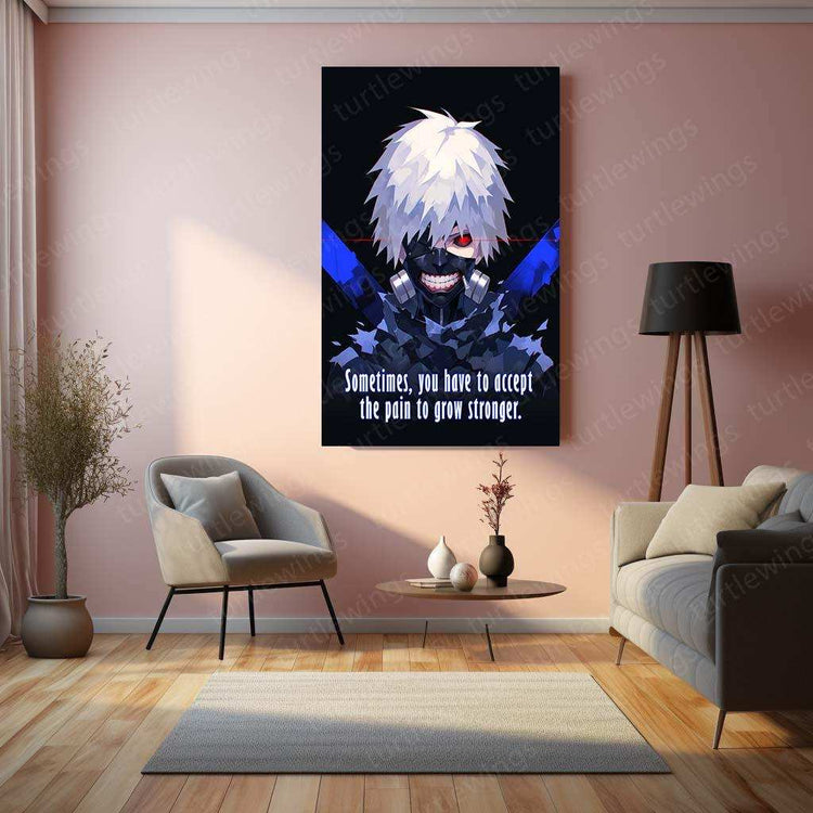 Ken Kaneki | Tokyo Ghoul Metal Poster