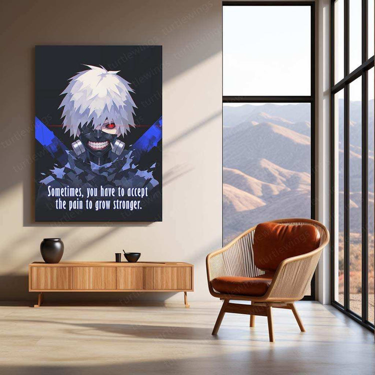 Ken Kaneki | Tokyo Ghoul Metal Poster