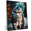 Bleach Metal Poster | Yoji Shinkawa-Inspired Art | Ichigo Kurosaki Wall Decor 4