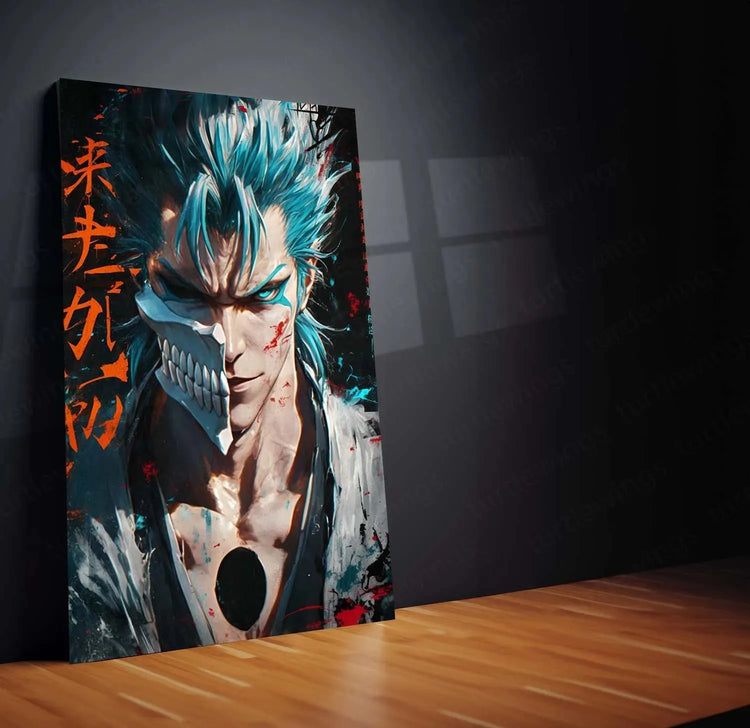 Bleach Metal Poster | Yoji Shinkawa-Inspired Art | Ichigo Kurosaki Wall Decor 4 - TURTLEWINGS 