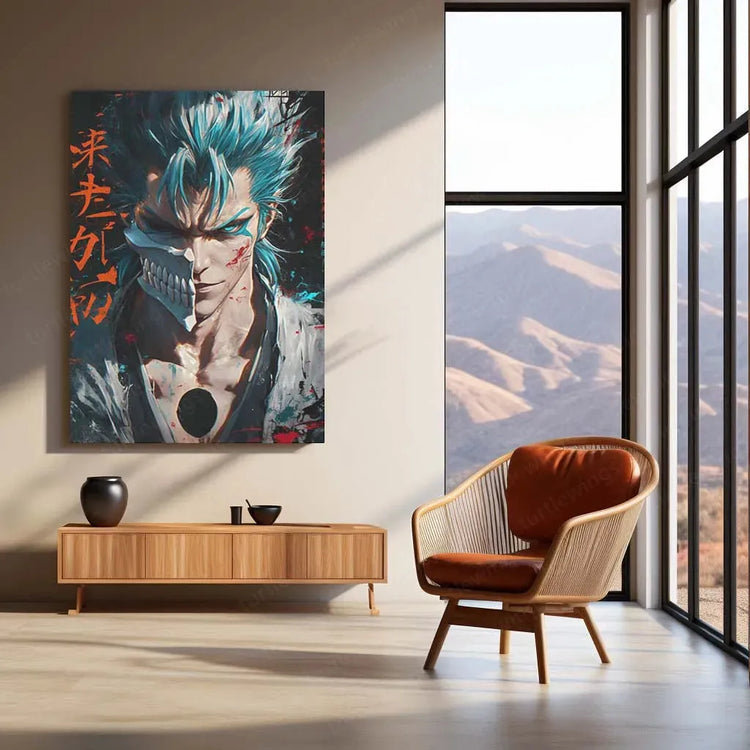 Bleach Metal Poster | Yoji Shinkawa-Inspired Art | Ichigo Kurosaki Wall Decor 4 - TURTLEWINGS 