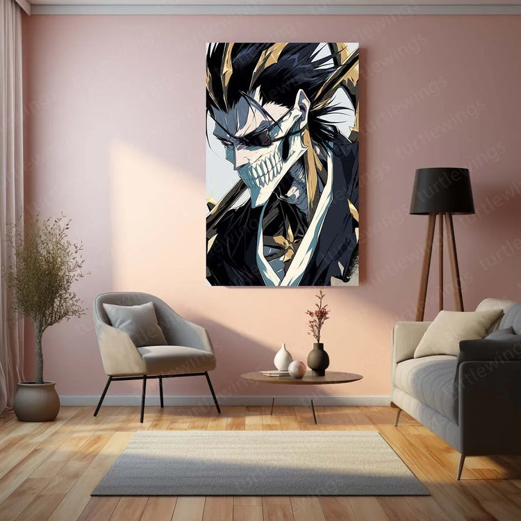 Bleach Metal Poster | Yoji Shinkawa-Inspired Art | Ichigo Kurosaki Wall Decor 7 - TURTLEWINGS 