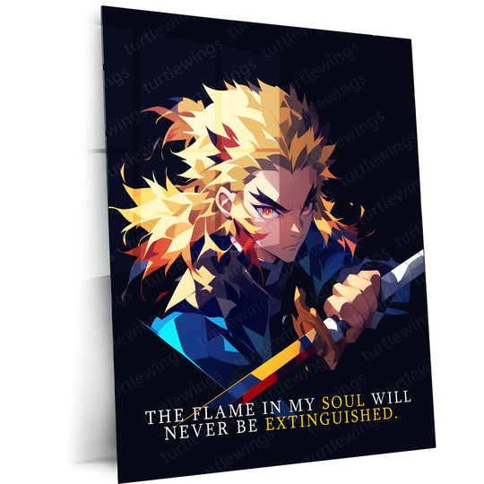 Kyojuro Rengoku | Demon Slayer Metal Poster