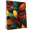 Leaves Abstract Metal Poster