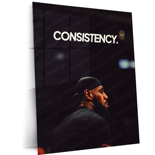 LeBron James Quote Metal Poster