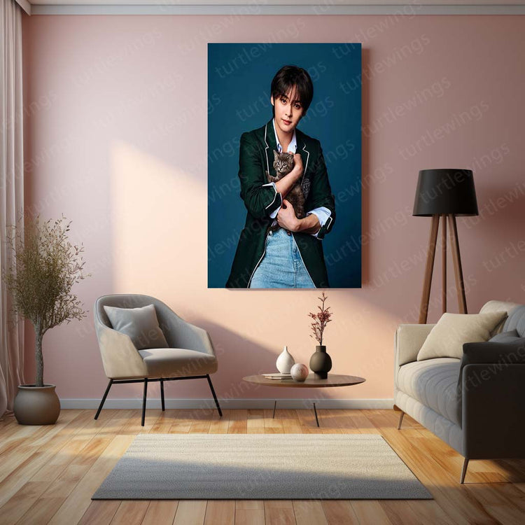 Lee Know Metal Poster | Stray Kids Dancer | HD Print