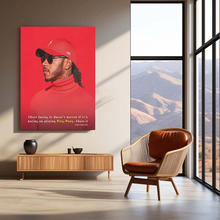 Lewis Hamilton F1 Metal Poster | Cars - TURTLEWINGS 