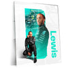 Lewis Hamilton Metal Poster | F1 Legend Art