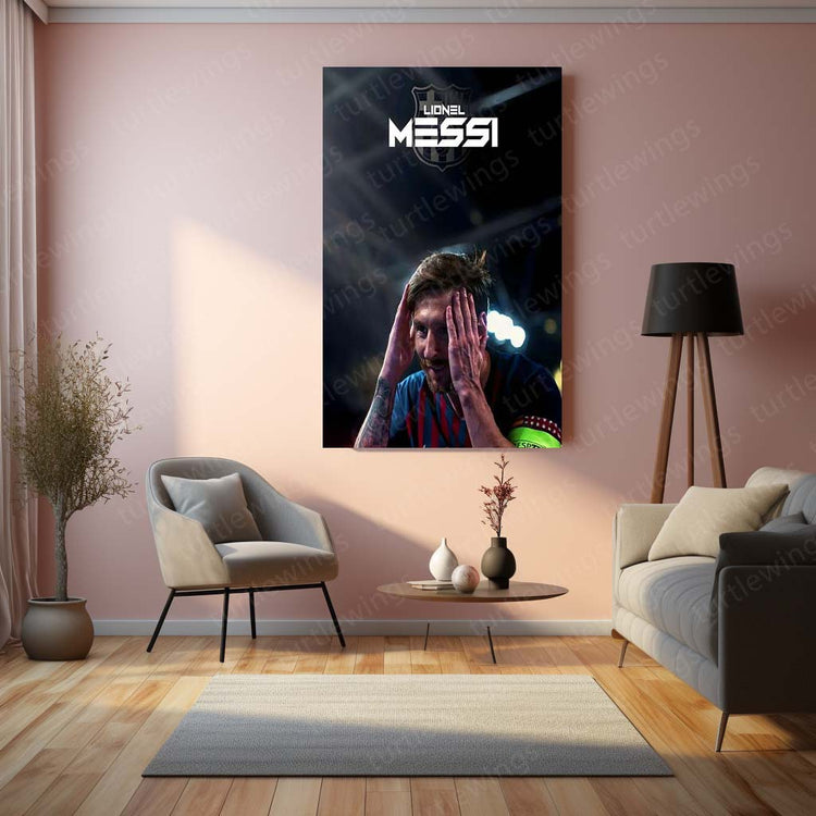 Lionel Messi Metal Poster 2