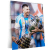 Lionel Messi Metal Poster – GOAT Football Wall Art 6