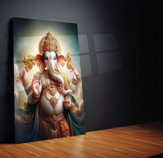 Lord Ganesh Metal Poster