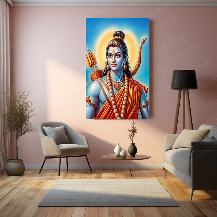 Lord Ram Metal Poster