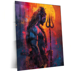 Lord Shiva Metal Poster – Mahadev Wall Art | Divine Hindu Spiritual Decor 9