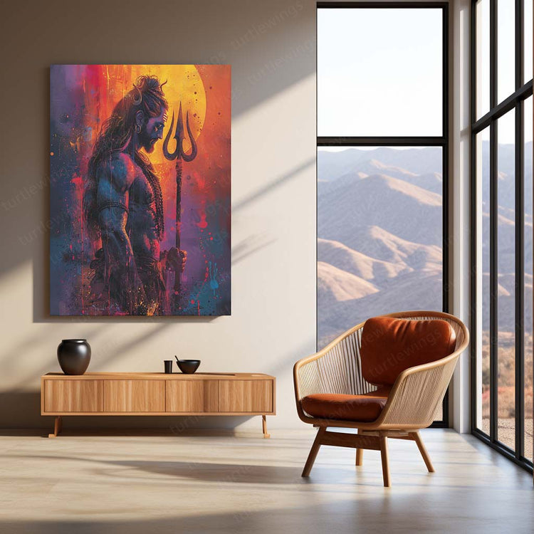 Lord Shiva Metal Poster 9