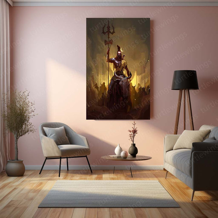 Lord Shiva Metal Poster 10