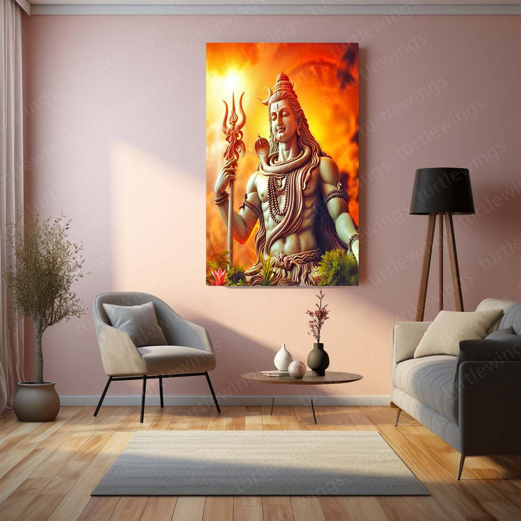 Lord Shiva Metal Poster 4