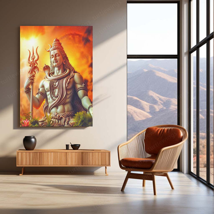 Lord Shiva Metal Poster 4