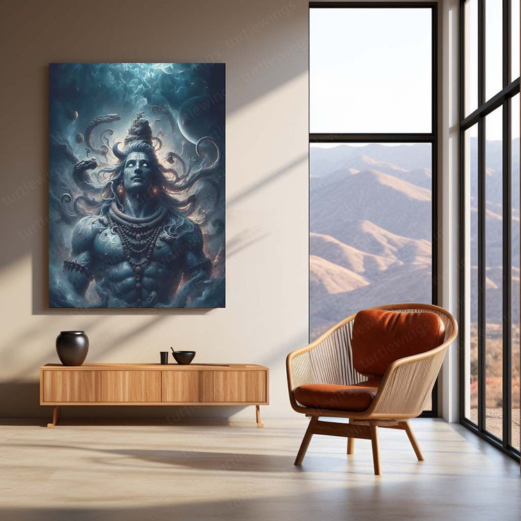 Lord Shiva Metal Poster 5