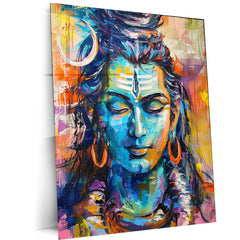 Lord Shiva Metal Poster – Mahadev Wall Art | Divine Hindu Spiritual Decor 6