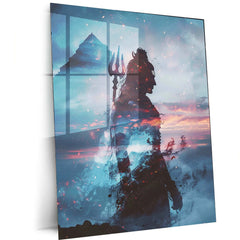 Lord Shiva Metal Poster – Mahadev Wall Art | Divine Hindu Spiritual Decor 7