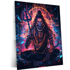 Lord Shiva Metal Poster – Mahadev Wall Art | Divine Hindu Spiritual Decor 8