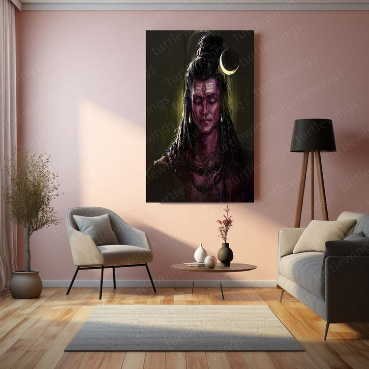 Lord Shiva Metal Poster