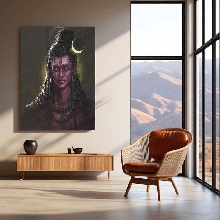 Lord Shiva Metal Poster