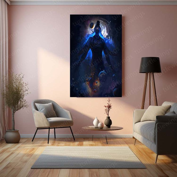 Lord Shiva Metal Poster 2