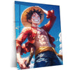 Monkey D. Luffy Metal Poster | One Piece Wall Decor | HD Print