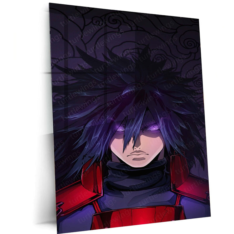 Madara Uchiha Metal Poster | Naruto Anime Wall Art | HD Print