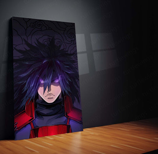 Madara Uchiha Metal Poster | Naruto Anime Wall Art | HD Print