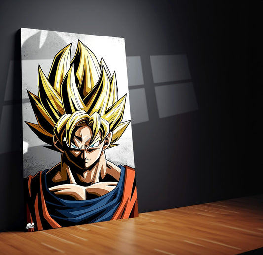 Turtlewings | Goku from DBZ Metal Print | Iconic Anime Wall Decor | HD Quality