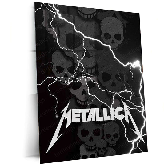 Metallica Metal Poster – Iconic Rock Band Wall Art | Heavy Metal Music Decor 2 - TURTLEWINGS 