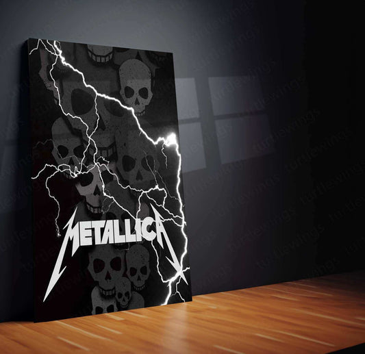 Metallica Metal Poster – Iconic Rock Band Wall Art | Heavy Metal Music Decor 2 - TURTLEWINGS 