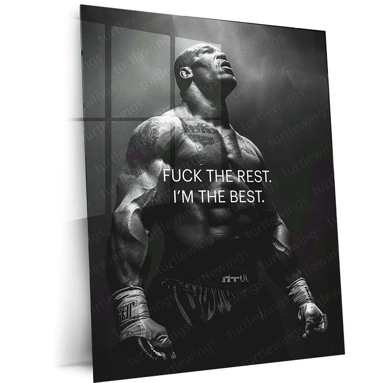 Mike Tyson Quote Metal Poster