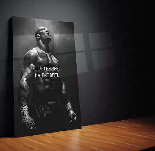 Mike Tyson Quote Metal Poster