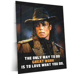 Michael Jackson Metal Poster | Iconic Music Legend Wall Art | King of Pop Decor