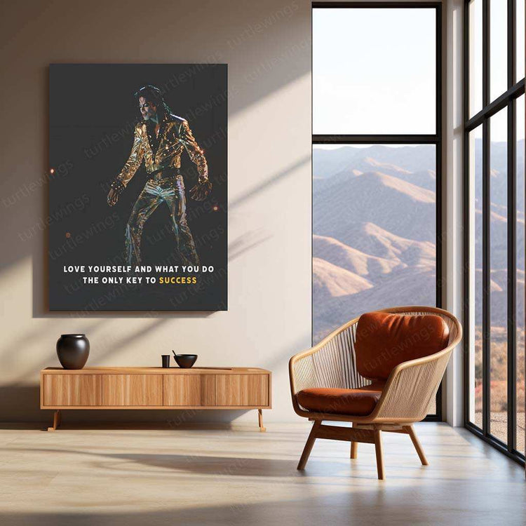 Michael Jackson Metal Poster | King of Pop Music Art | Iconic MJ Wall Decor