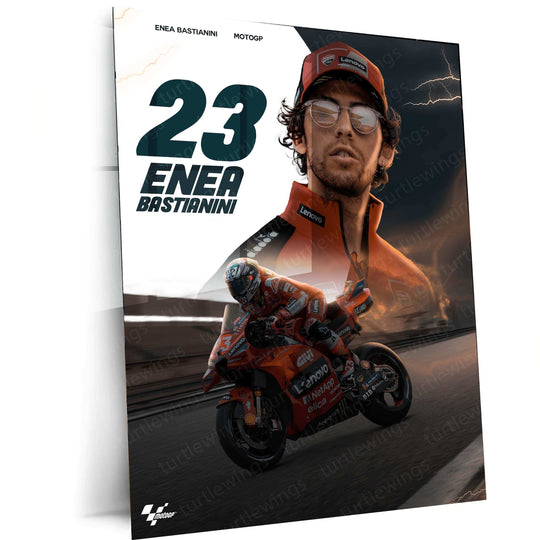 MotoGP Poster Metal Frame – Celebrate the Thrill of Racing