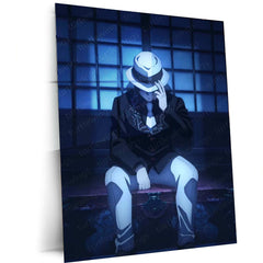 Muzan Kibutsuji Metal Poster – Demon Slayer Anime Villain Wall Art 3