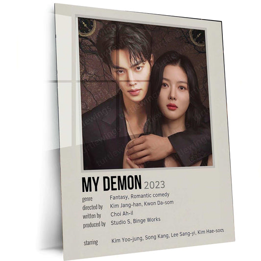 My Demon Metal Poster – A Dark & Romantic K-Drama Fantasy Tribute 2 - TURTLEWINGS 